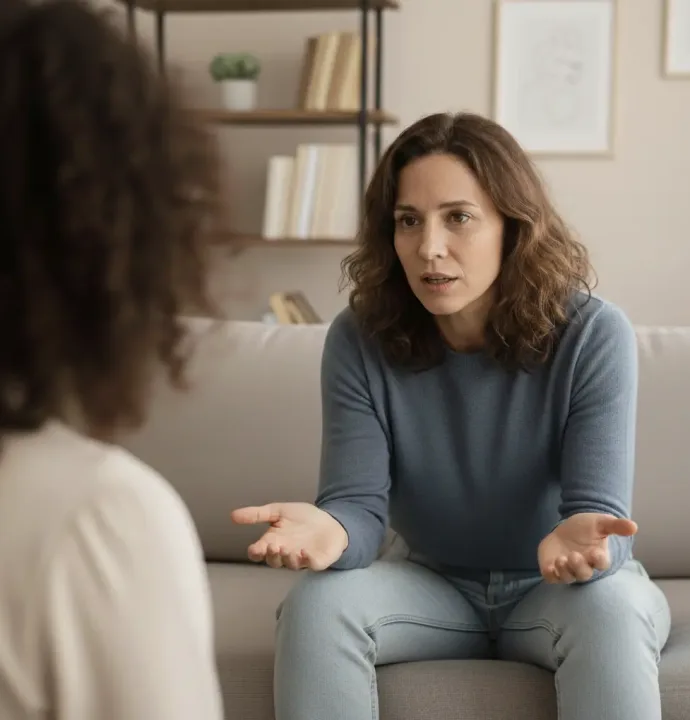Sesión de psicoterapia para adultos en Sabadell para tratar ansiedad y crisis vitales.
